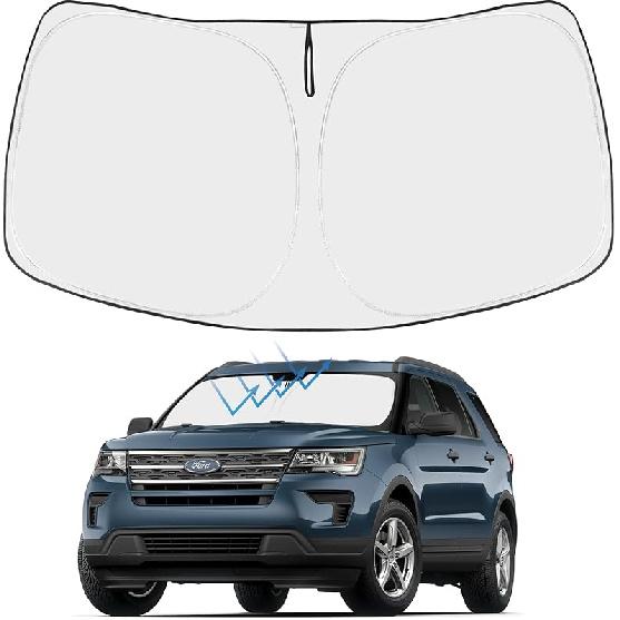 Proadsy 2025 Upgrade Front Windshield Sun Shade Foldable RAV4 Sunshade Protector Fit -2025 RAV-4 SUV Crossover, TRD Off-Road, LE XLE Premium Limited
