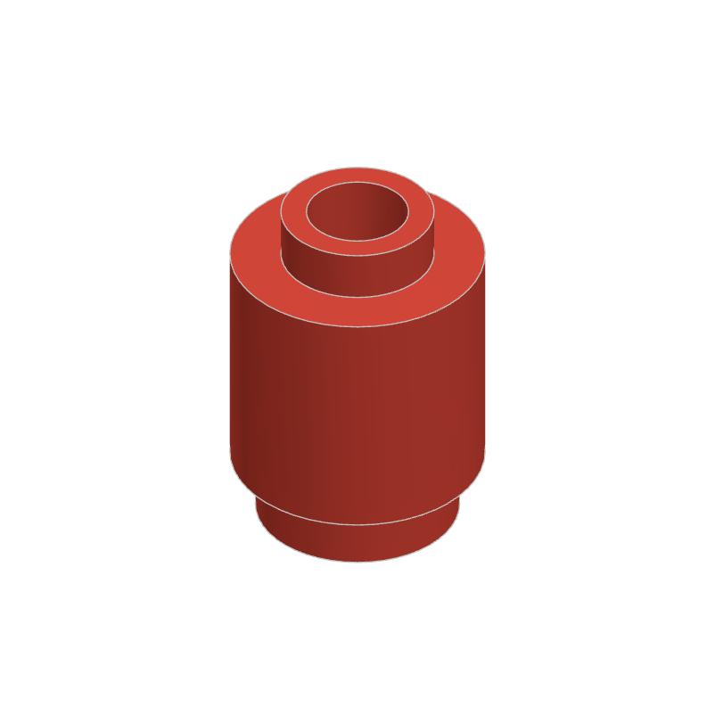 50g/178PCS 3062 1x1 Cylindrical Block Moc Color Loose Parts Compatible with Brick DIY Children's Toy Assembly Storage