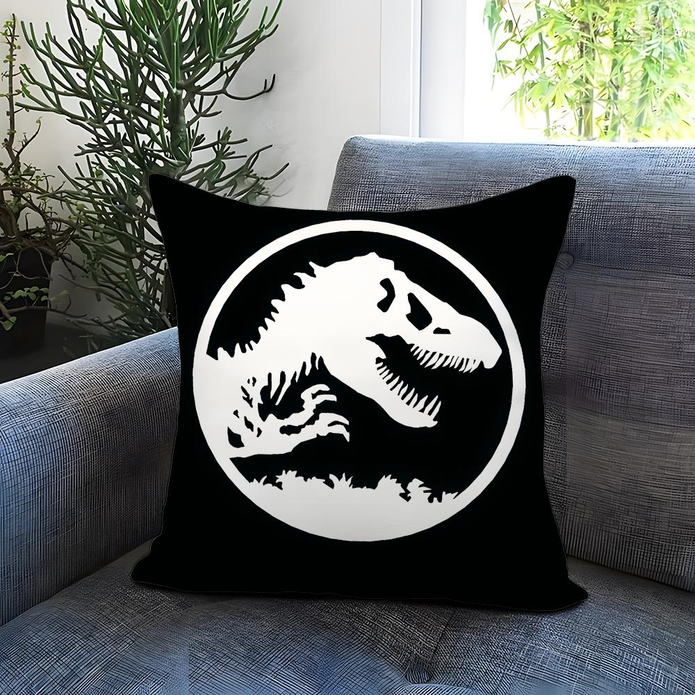 J-Jurassic W-World Movie Cushion Cover Comfortable Reversible Pillow Cover Ideal for Car Sofa Bedroom & Beyond