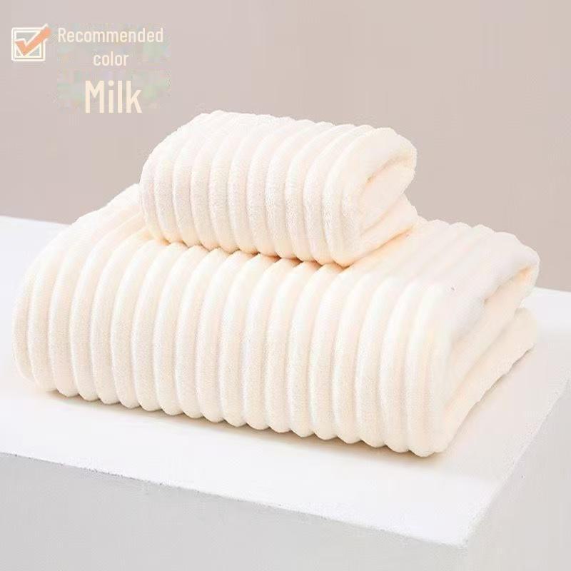 

2025 Высококачественное Банное Полотенце Ананас: Мягкий коралловый флис, быстросохнущий, превосходно впитывает воду 70x140cm Bath Towel + 35x75cm Towel