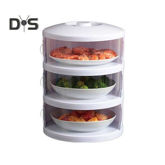 Insulated Dish Cover Anti-fly Dust-proof Multi-layer Storage Heat Preservation Kitchen Food Box Stackable Container for Outdoor Picnic BBQ Dining