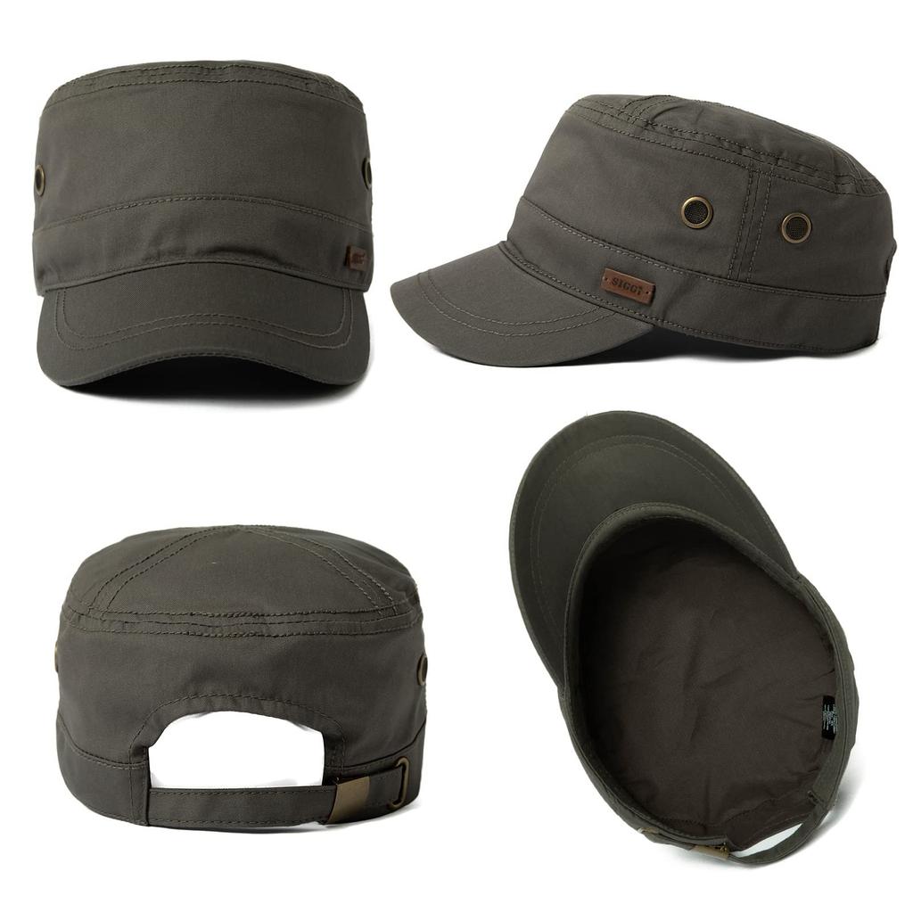 Siggi Work UV Suitable for and Outdoor Activities Dark Men's Cap, Protection, Breathable, Fishing, Mountaineering, Work, Golf, (XL, Gray)
