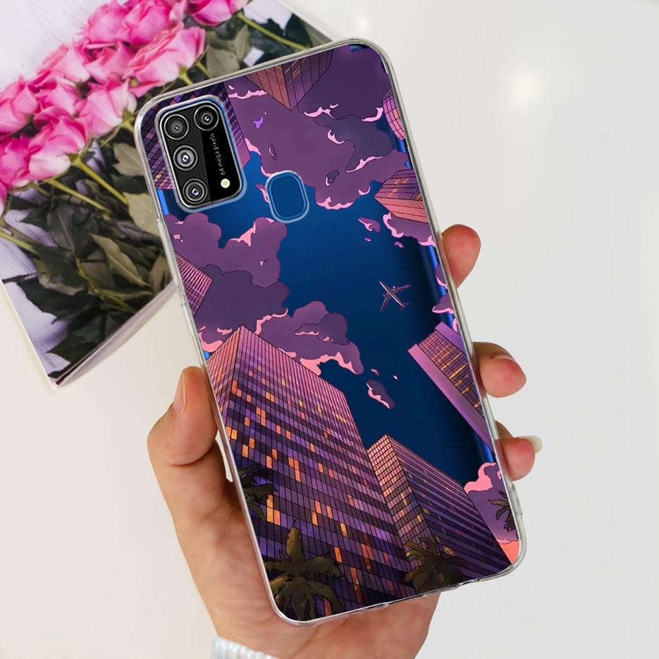 For Samsung Galaxy M31 Case SM-M315F Colorful Painted Cover Soft Slim Phone Case For Samsung M31 Prime M 31 s Galaxy M31s Fundas