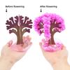 Magically Paper Sakura Crystal Trees Christmas Magic Growing Tree Japan Desktop Cherry Blossom Science Toys Novelty Funny Gift