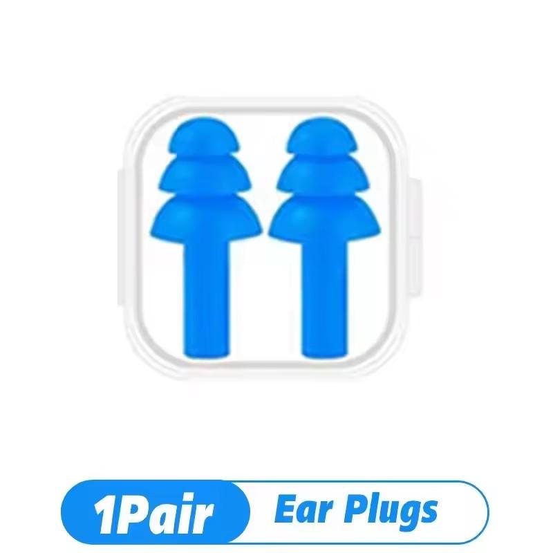 Мягкие силиконовые гелевые беруши с шумоподавлением для сна, в самолете, многоразовые, формованные, водонепроницаемые, для плавания