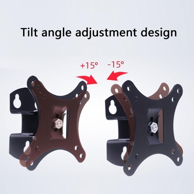 Einzelner Monitorständer für 10-26 Zoll Displays, höhenverstellbar, VESA-kompatibel, Metall-Schreibtischhalterung