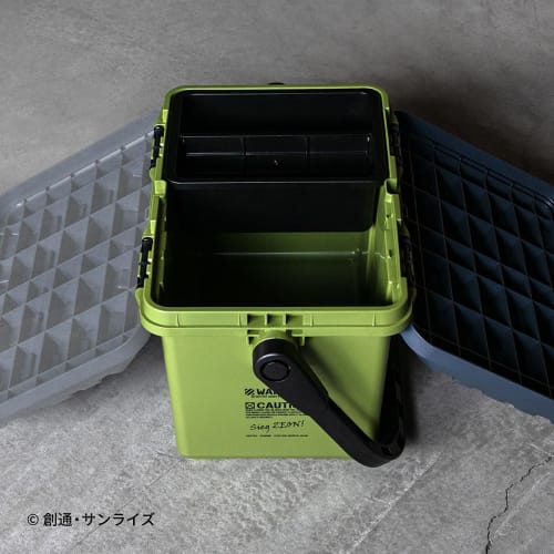 Plex Mobile Suit Gundam Toolbox 17L Zeon Principality Model Zaku Light Green