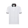 Classic and Versatile Men's Short Sleeved Polo Shirt for Spring and Summer, Featuring Fashionable Contrasting Colors with Letter Logos