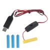 New 1.5V To 6V Universal AA/AAA Dummy Battery Adapter Detachable USB/Type C Battery Eliminator Cable With On/Off Switch Reusable