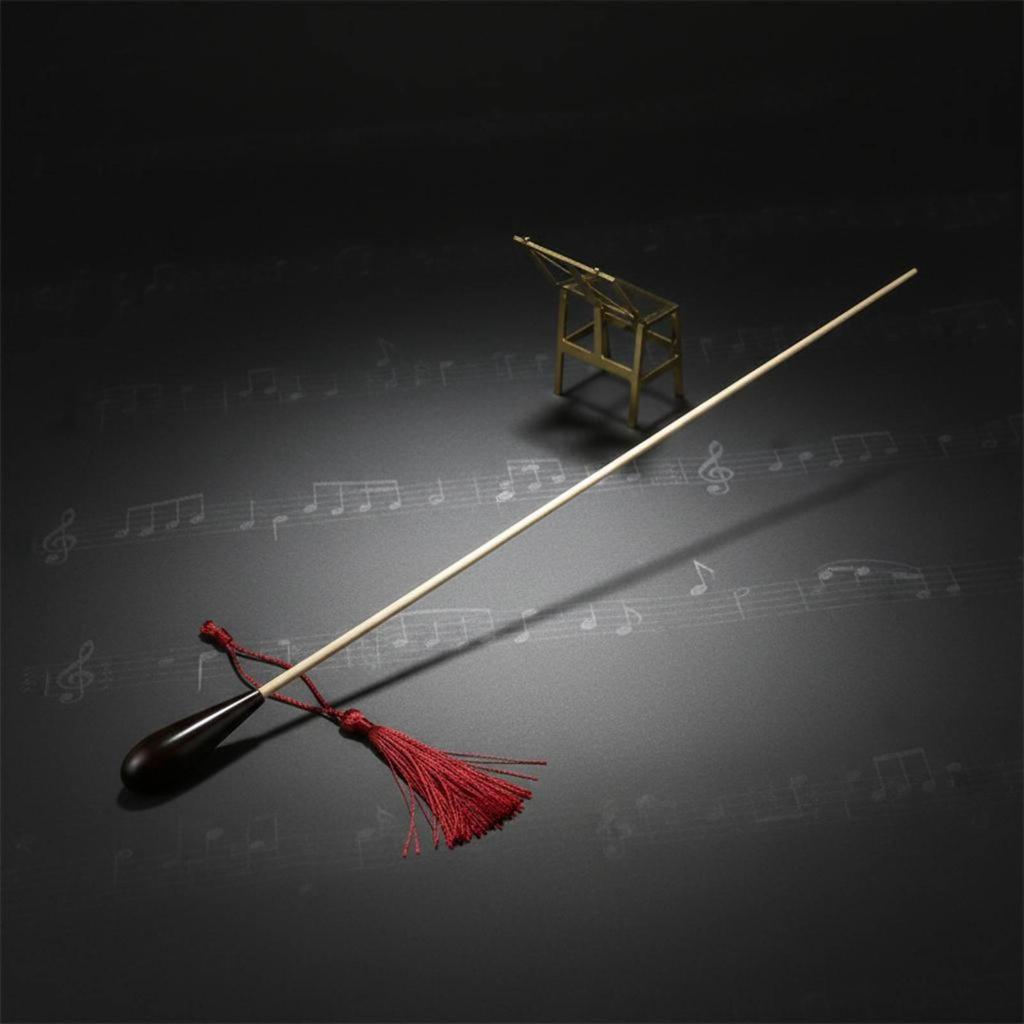 Orchestral Baton Solid Wood Conducting Tube Professional Level Wooden Conductor Rod for