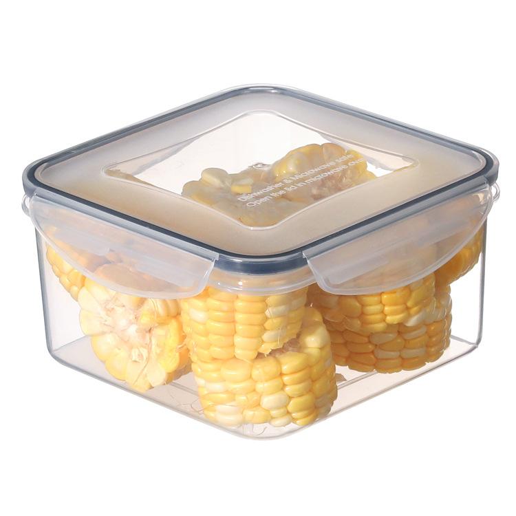 Sealed Food Storage Container Set, Kitchen Preservation Box, Button Leak Proof Bento Box