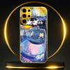 Malerei Auto Einfachheit High-End Galvanik Glas Handyhülle für Samsung Galaxy S26 S25 S24 S23 S22 S21 FE, Ultra, Plus