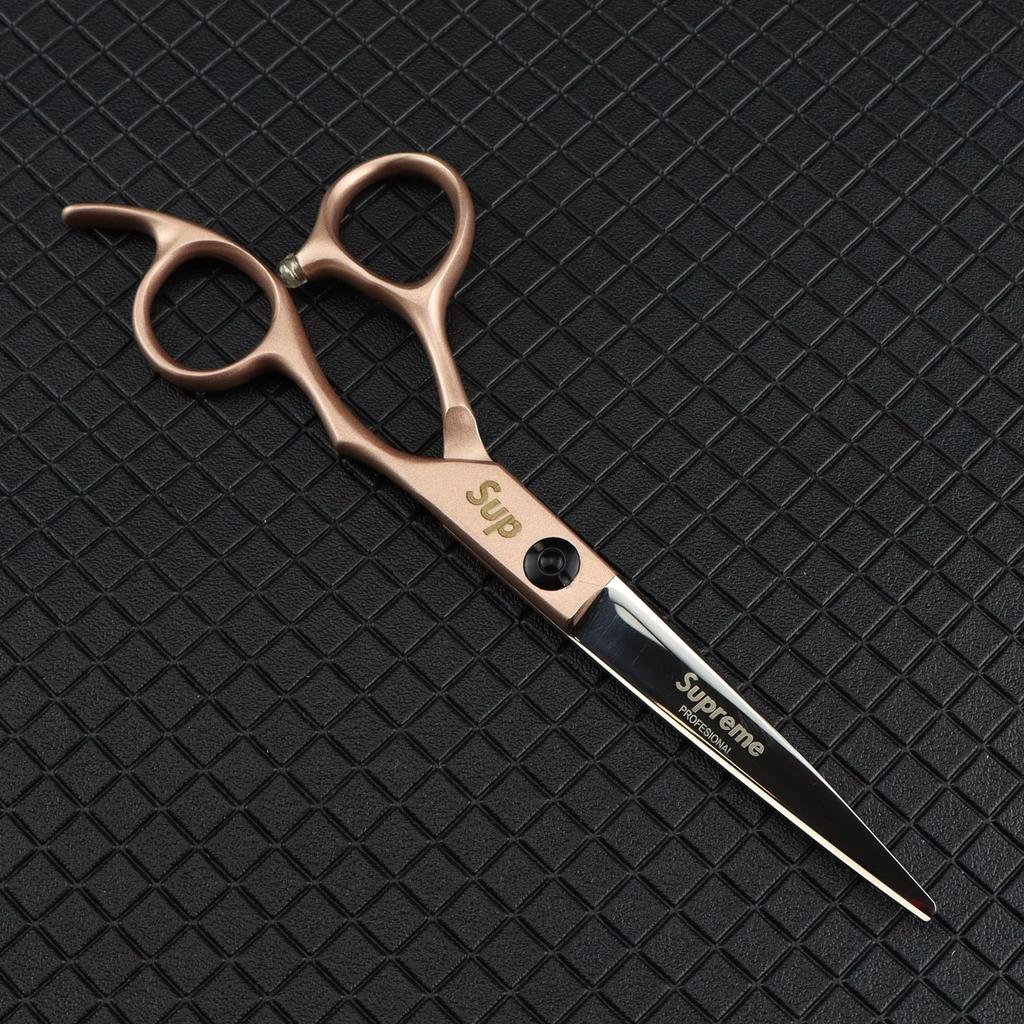 6.0 Inch Half-Body Gold, Personalized Sup Trendy, Hair Scissors, Hair Scissors, Flat Scissors, Bangs Scissors