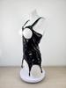 New Sex Underwear, Sexy Patent Leather Hollowed-out Garter Pajamas