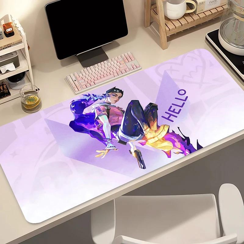 Mouse Pad Gamer Computer Anime PC Valorant Clove Mousepad Varmilo Butterfly Logo Keyboard Pad Gaming Accessories Desk Mouse Mat