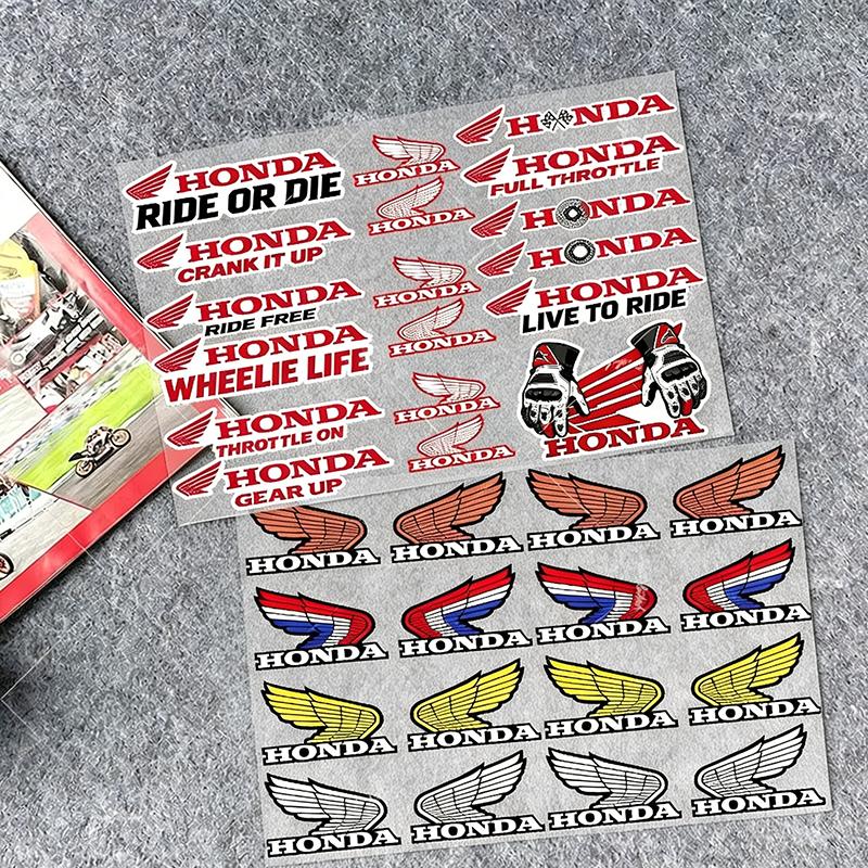 AQZ1 Cool Rider for Honda Stickers Moto Sticker Auto Body Bumper Windows Motorcycle Laptop Walls Vinyl Decal Car Tuning Accessories