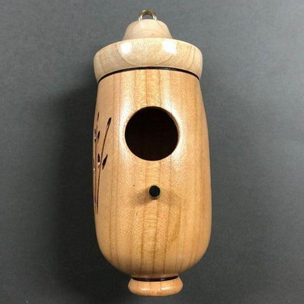 Wooden Hanging Bird House Handmade Pet Cottage Pet Cottage Hummingbird House Outdoor Decoration