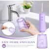 350mL/12oz Water Flosser with 3 Modes 6 Jet Tips,Dental Oral Irrigator USB Rechargeable Cordless Water Dental Picks for Teeth Cleaning,IPX7