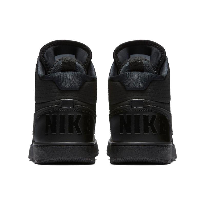Nike Court Borough Mid Winter Triple Black  Sneakers  AA0547-002