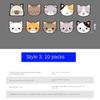 Self-Adhesive Motorcycle Helmet Stickers Cat Car Warning Reflective Stickers  Bicycle Stickers