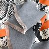 Luxury Leopard Winter Cashmere Scarf Women Design Warm Pashmina Shawl Wraps Bandana Female Thick Blanket Soft Bufanda Foulard