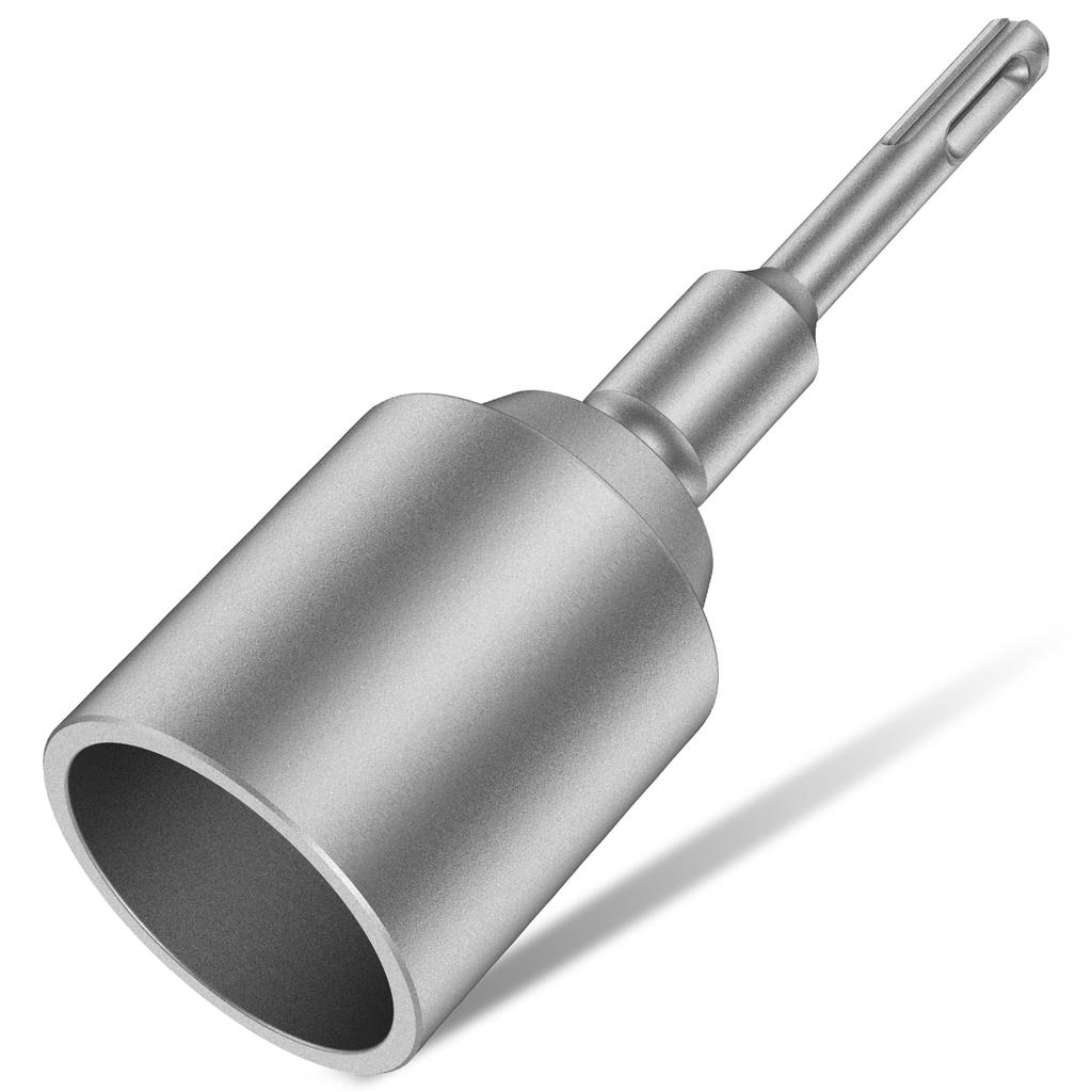 SDS-Plus Ground Rod Driver 30/45/65mm Diameter For Rotary Hammer Drills T Post Ground Rod Driver Tool Forged Steel Drill Bit