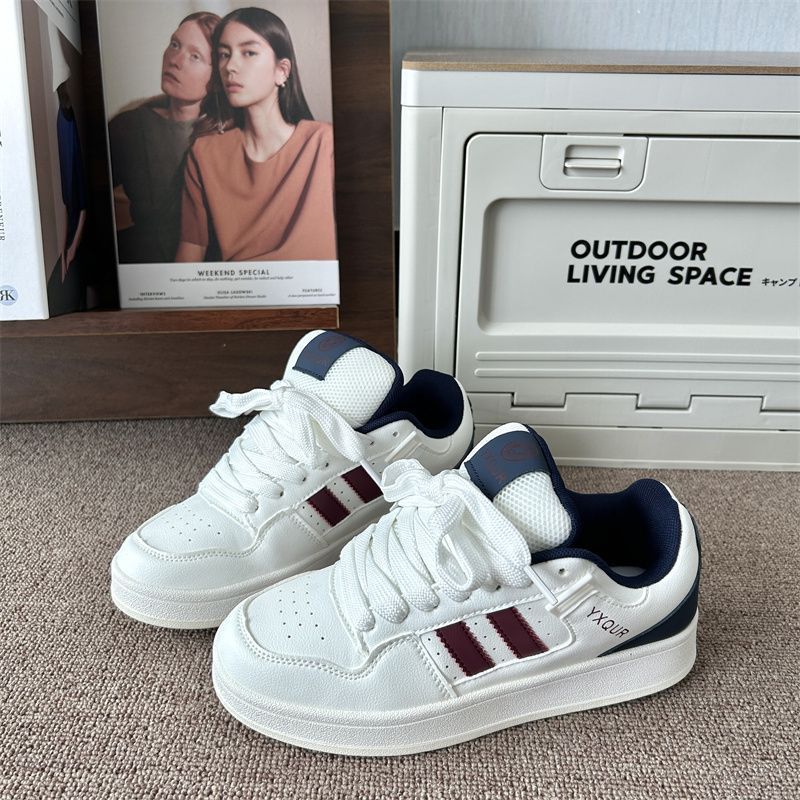 Original college style platform bread shoes women's ins country versatile sports and leisure board shoes autumn new models