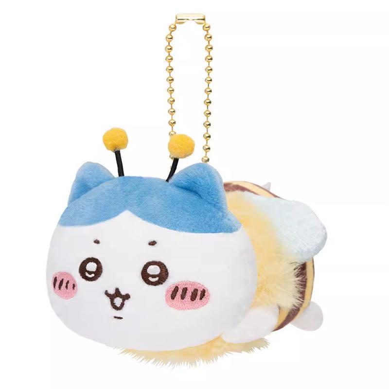 Little Bee Chiikawa Plush Keychain Kawaii Usagi Hachiware Backpack Pendant Korean Cartoon Anime Friend Birthday Gift