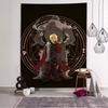Anime Fullmetal Alchemist Chart Wandteppich Böhmische Wandteppiche Mandala Wandkunst Dekor