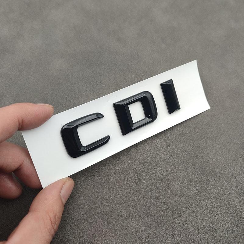 3d ABS Chrome CDI Logo Letters Car Trunk Emblem Badge For ML 320 270 C220 W204 A B GLK 220 CDI Sticker Accessories