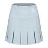 E.PARCA Vertical Pouch Pleated Skirt (Sky Blue)