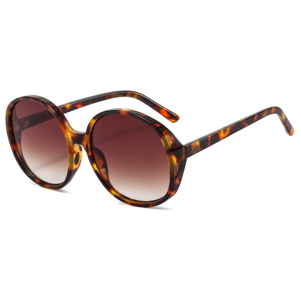 New Retro Round Sunglasses Women Brand Design Oval Female Sun Glasses  Feminino Lunette Soleil Uv400