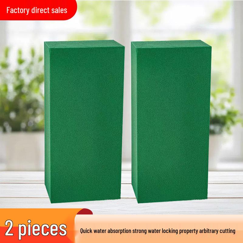 Water-Absorbing Floral Foam Blocks for Fresh Flower Arrangements - Moisturizing Sponge for Weddings & Floral Art