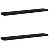 2 piece Bench Cushion VUGHT 2 pcs 100percent  Polyester Black