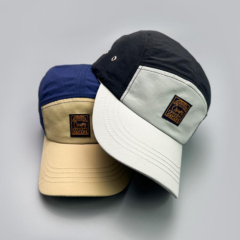 Printed Color Matching Letter Quick-Drying Baseball Cap Men'S And Women'S Sunshade Breathable Outdoor Rear Sealing Cap