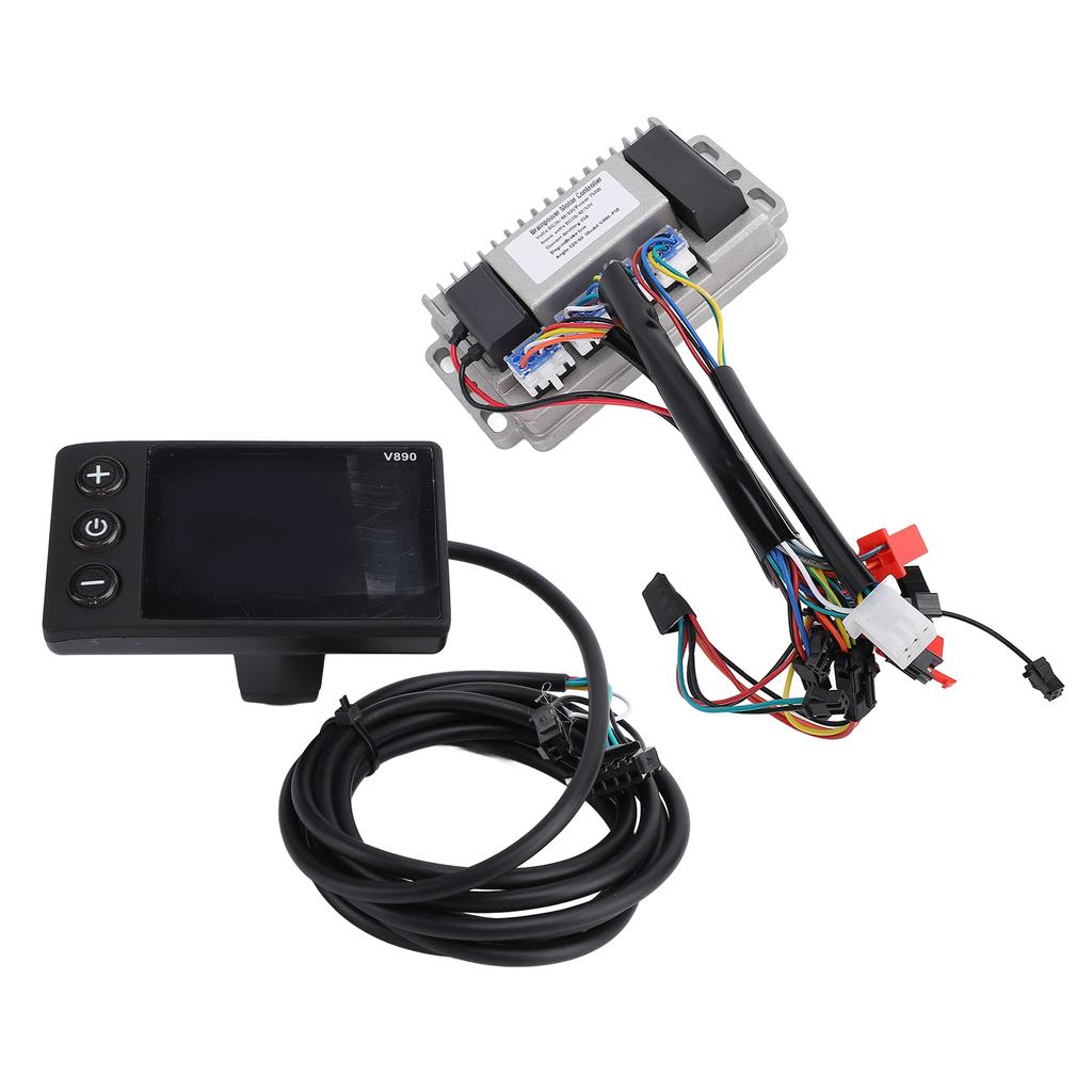Controller V890 LCD Display Panel Kit 36V 48V 60V 750W 33A ABS Aluminum Alloy Fast Heat Dissipation