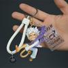 Anime One Piece Gear 5 Luffy Figur Anhänger Schlüsselanhänger Puppe Anhänger Spielzeug Dekoration Geschenk Schönes Design Langlebig