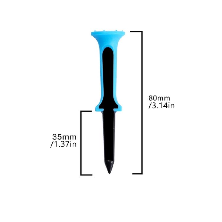 Flexible Plastic Golf Practice Equipment  Plastic Golf Tees Step Down Golf Accecory for Improved Game Experiences
