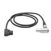 D Tap to 2B 8 Pin Right Angle Female Power Cable for  Amira Camera Battery Conversion Cable Accessories 60cm