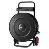 Banding Strapping Cart, Fit for PET/PP/Polyester Strapping Coils with 20.3/40.6 Cm Core Size, Heavy Duty Strapping Dispenser Equipped with Upgrade