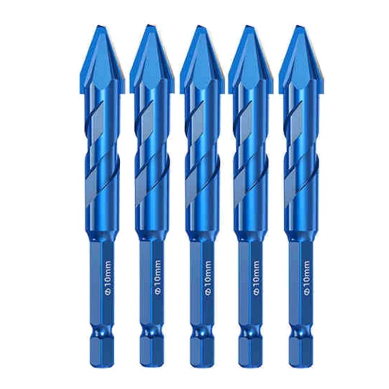 High Hardness Eccentric Drill Precisions Drilling 6/8/10/12mm Glass Tile Ceramic Punching Rock Triangles Drill Bit