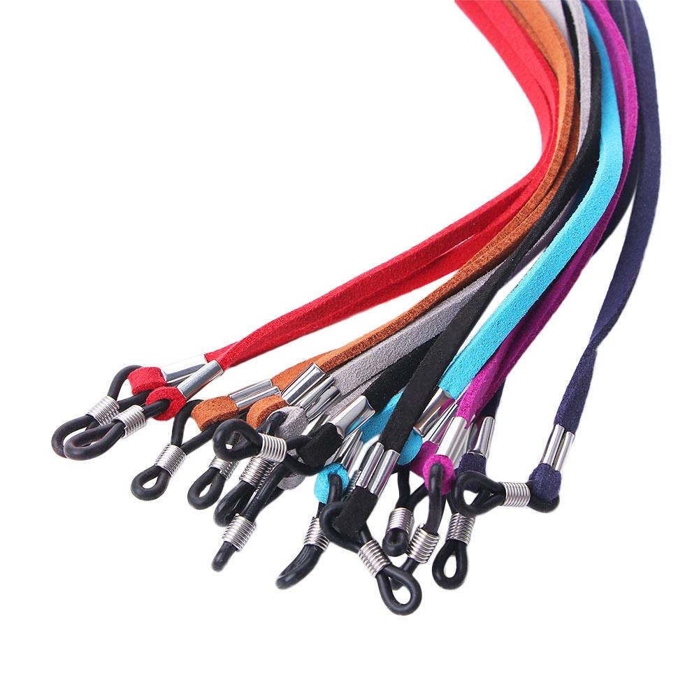 Goldfarbenes Nackenband Seil Brillenketten Sonnenbrillenketten Brillen Lanyard Leder Brillenband
