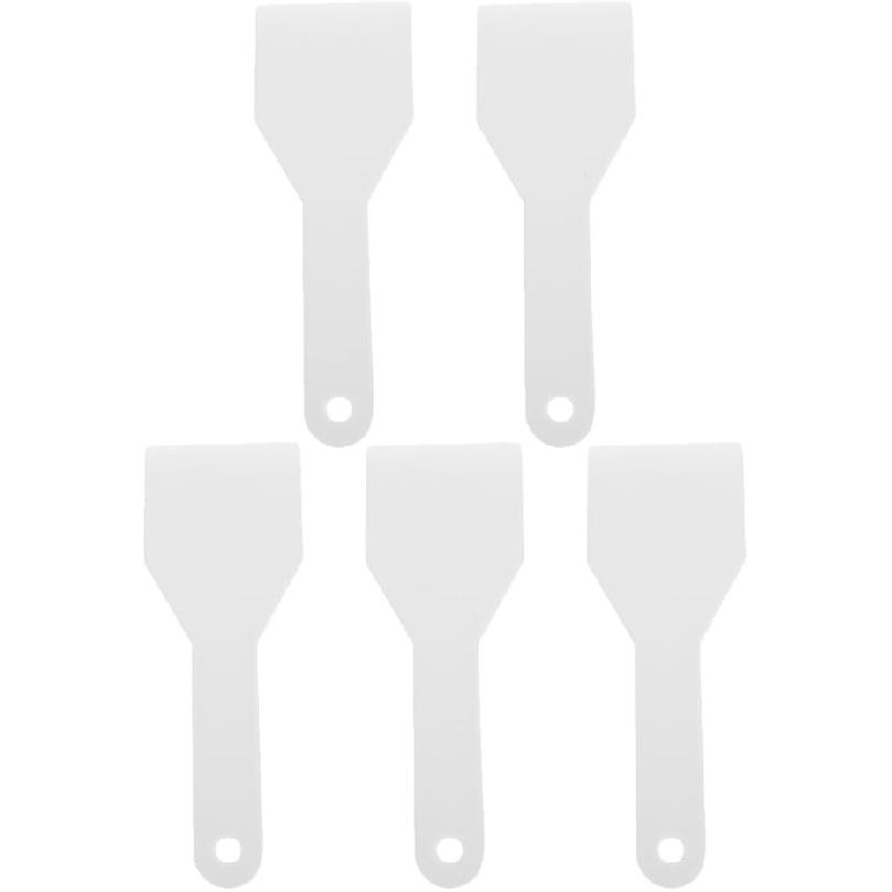 ABOOFAN Refrigerator Ice Scraper Plastic Deicing Shovel for Freezer Ice Removal Frost Remover Tool 6.10X2.16 Inch Kitchen and Home Cleaning 15.50X5.50X0.30CM белый