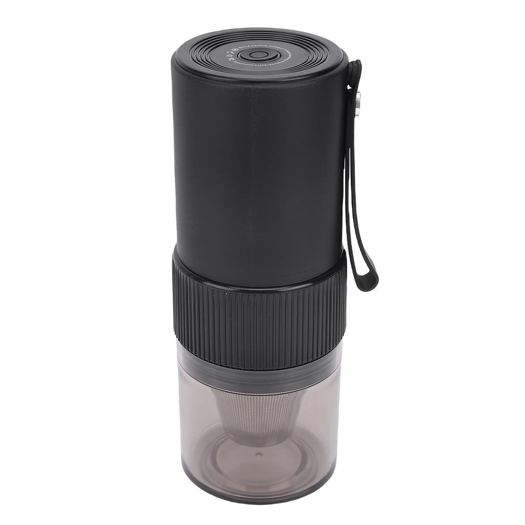 Electric Coffee Grinder Portable with Built In Battery One Touch Operation Adjustable Ceramic Burr 316 Stainless Steel