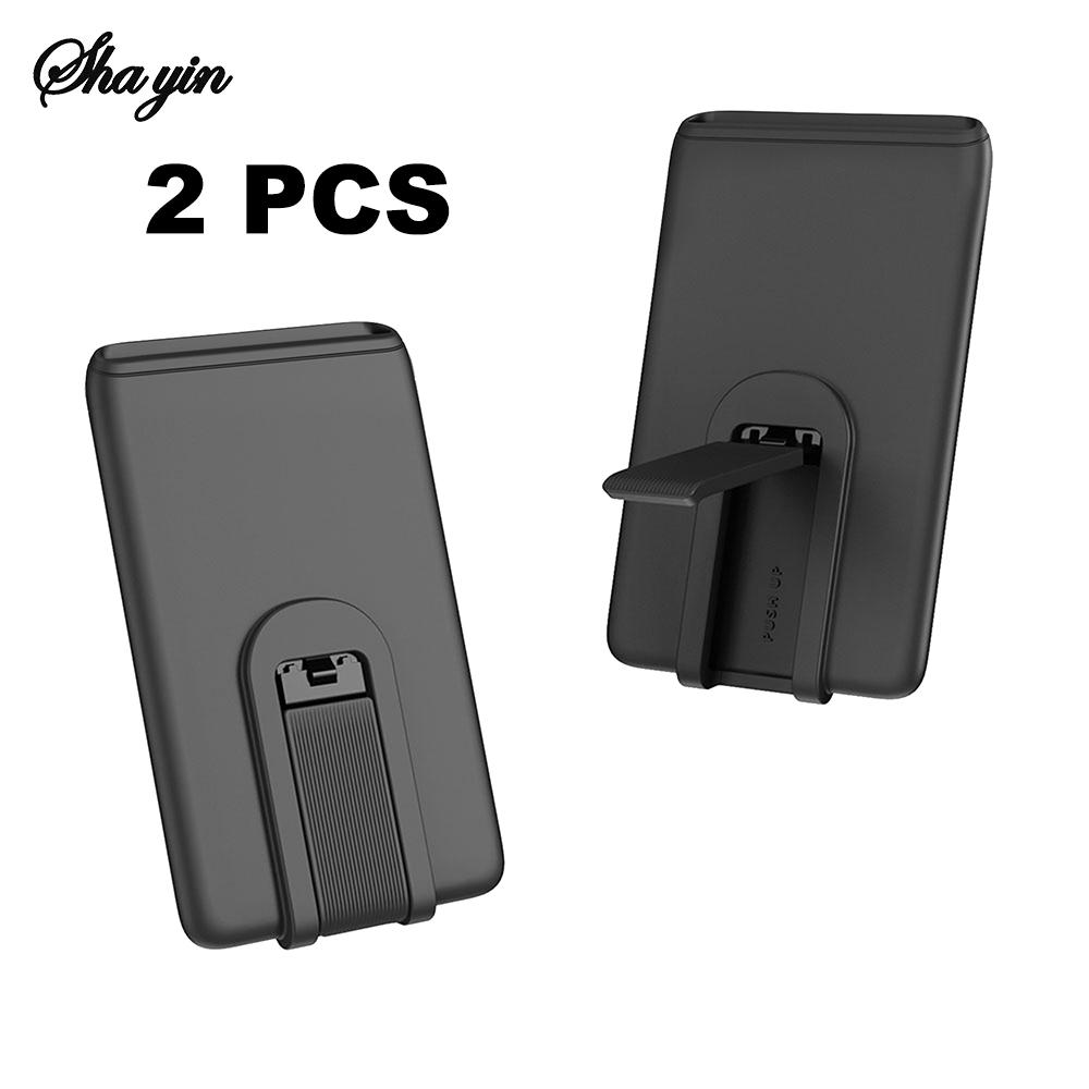 Universal Silicone Phone Card Holder Mobile Cell Phone Stand Credit Cardholder Adhesive Sticker Pocket for Iphone Samsung