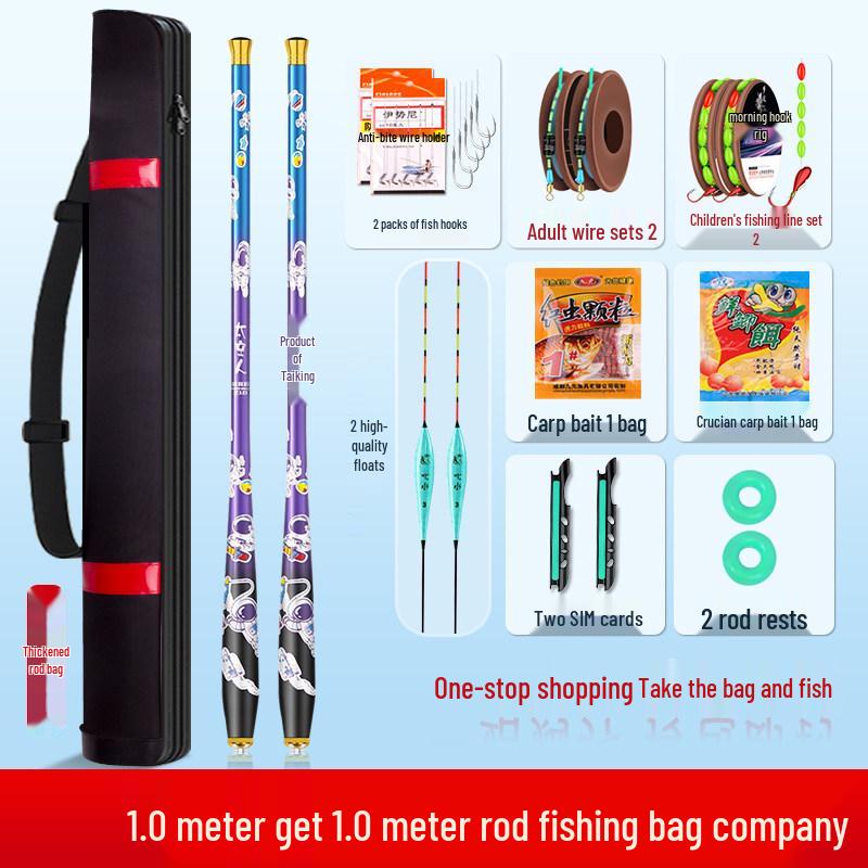 

Mini Children s Fishing Rod Set with Hooks – Pocket-Sized Shrimp Rod for Kids