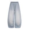 Mens Drawstring Sweatpants 2026 Vintage American Style Wide Leg Pants With Heart Patch Embroidery Casual Trousers