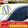 1 Set Rain Guards Suitable for Jeep Wrangler JL 2007-2017 Vent Window Visor Car Window Deflectors Rain Sun Vent Shade Rain Guard