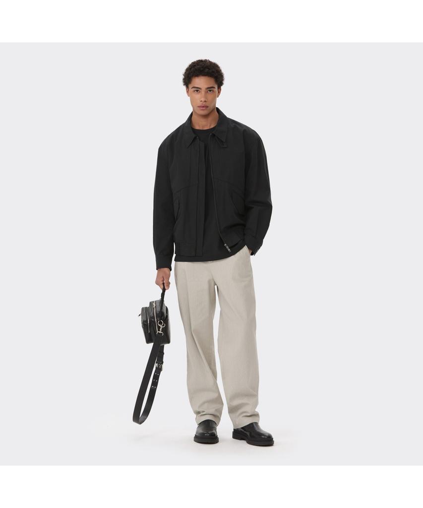 Keoseuuteommellou Gray Straight Fit Cotton Pants Cwpas26111Gyl