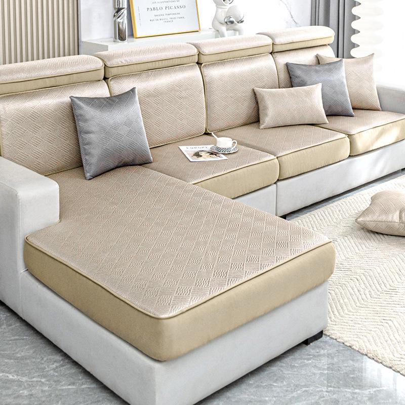 Summer Ice Silk Sofa Cover Full Protection Universal Simple Design Sofa Slipcover Cool Mat Seat Cushion Protector